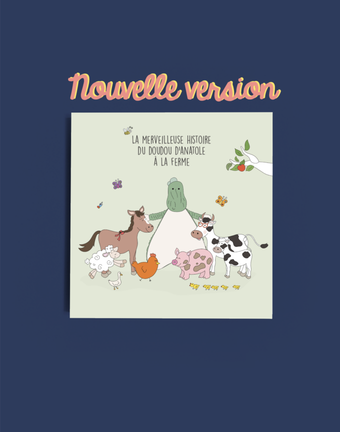 Couverture livre La ferme Doudou rencontre les animaux de la Ferme